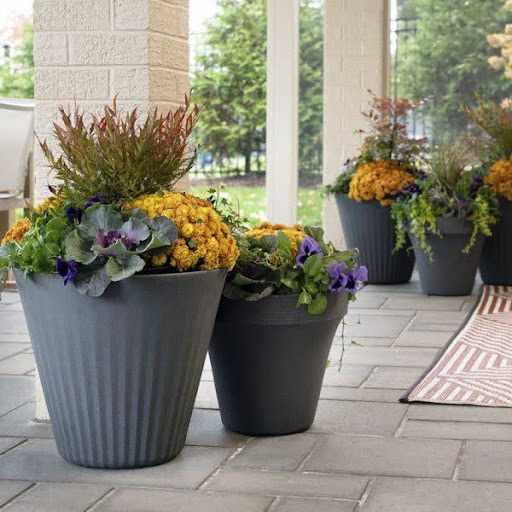 2025 NGB Green Thumb Award Winners Crescent Too Circular Positive Planter Collection from Crescent Garden