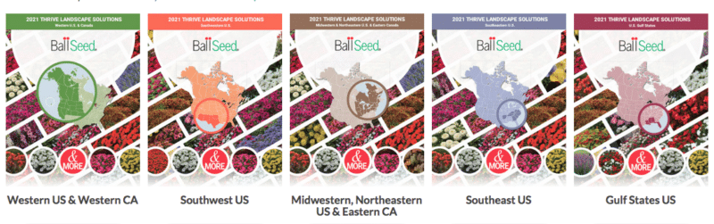 Ball Seed Thrive brochures