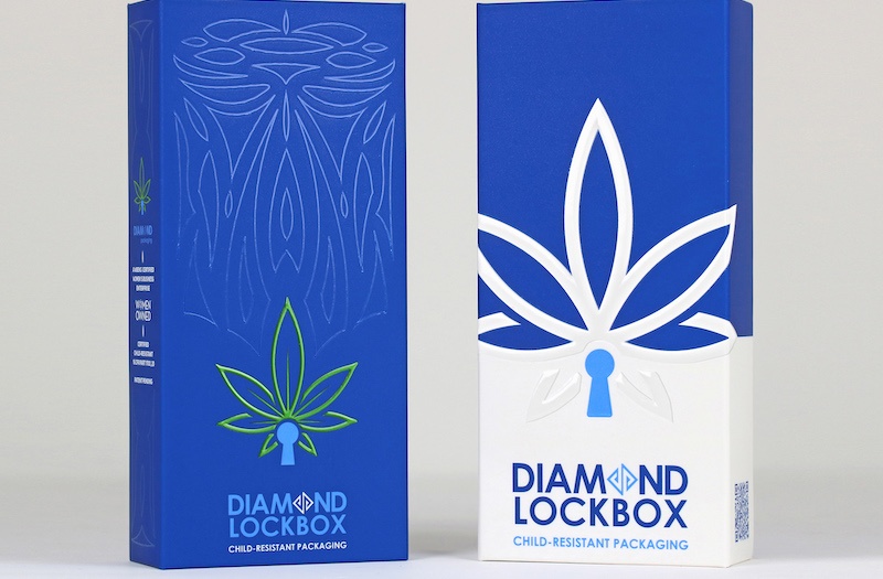 Diamond Lockbox Certified Child-Resistant Folding Cartons