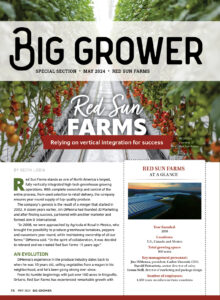 Big Grower May 2024. Red Sun Farms.