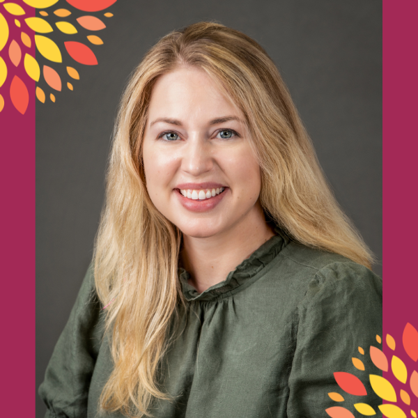 Smiling womans headshot