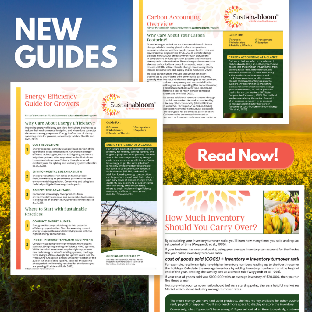 Sustainabloom releases new sustainability guides for floriculture
