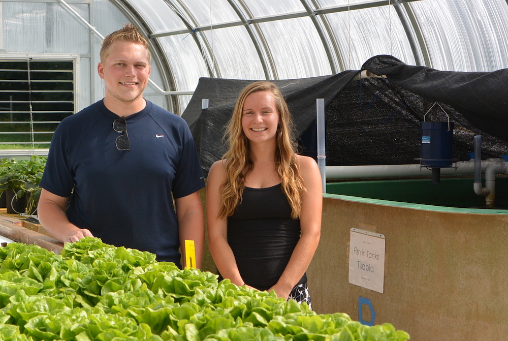 Aquaculture + Hydroponics = Aquaponics