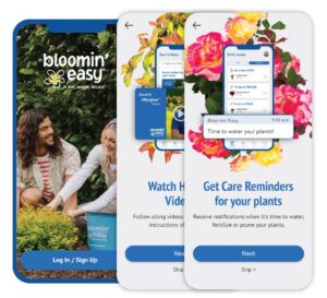  Bloomin' Easy Care+ sign up screens