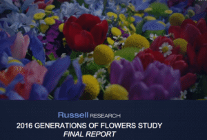 The 2016 Generations of Flowers Study is an update to SAF's research in 2009. Photo: AFE