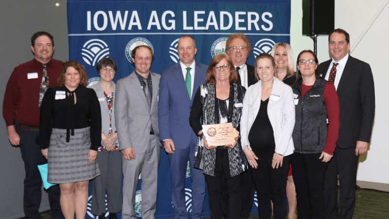 The Ag Education Leadership Award is handed out
