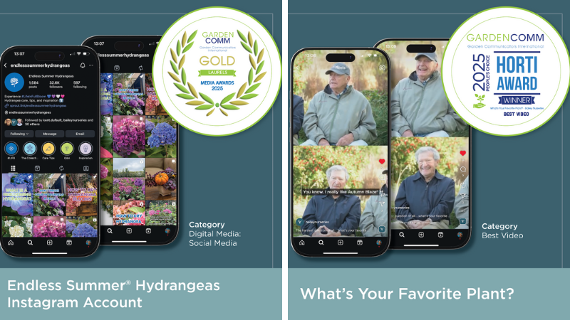 Bailey marketing team receives GardenComm awards