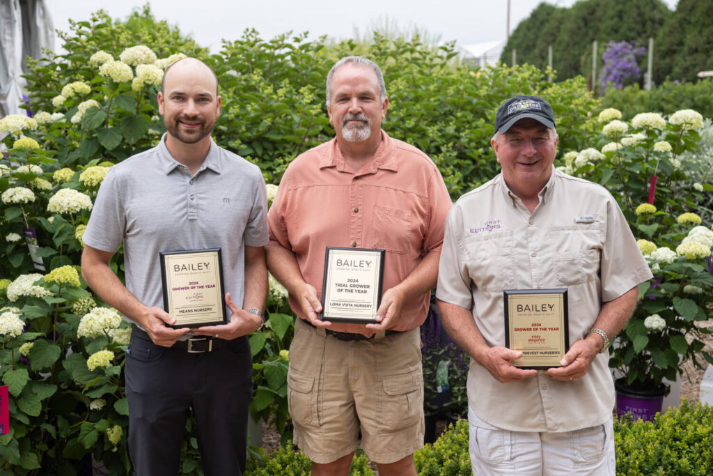 Four growers are honored by Bailey