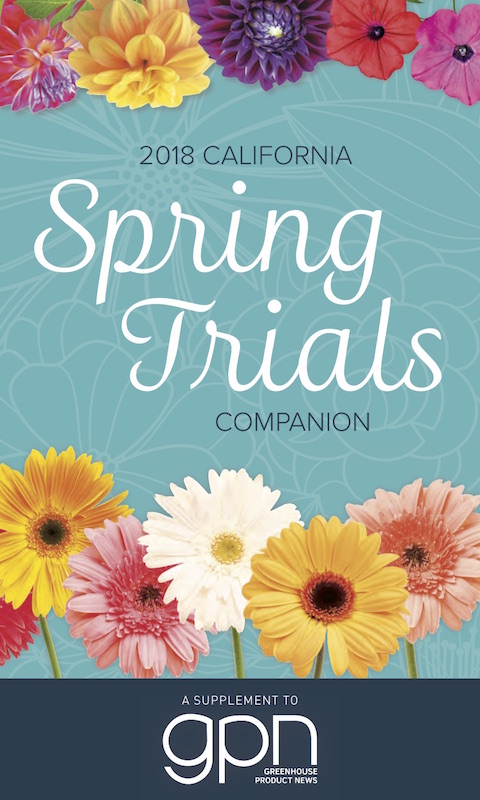 2018 California Spring Trials Companion