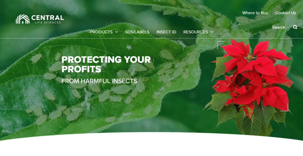 Central Life Sciences Launches Grower Website