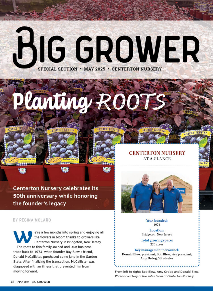 May 2025 — Big Grower