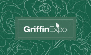 Griffin Expo logo with green background