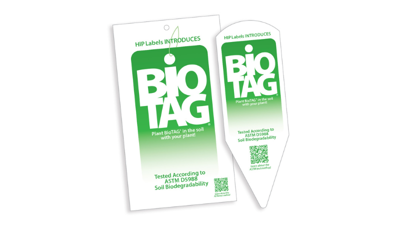 HIP Labels introduces soil-biodegradable plant tags