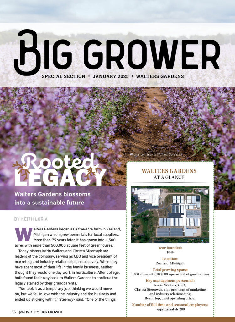 January 2025 — Big Grower