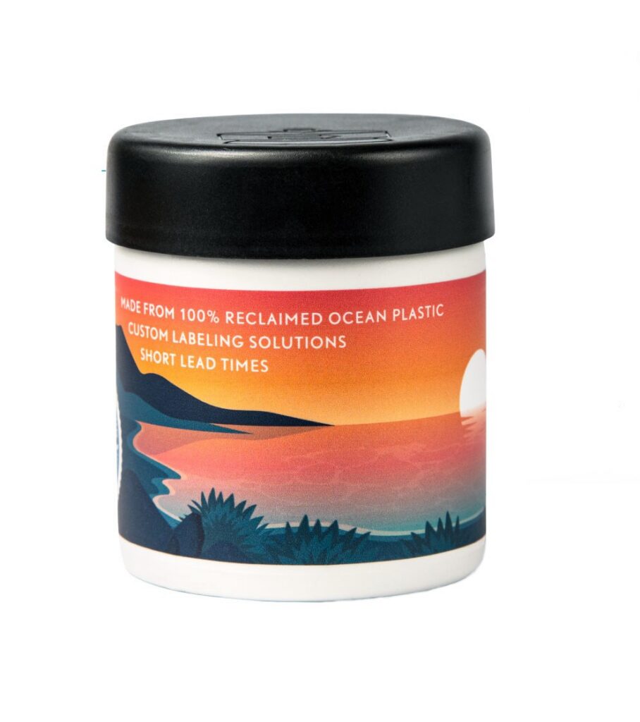 Sana Packaging Releases 100% Reclaimed Ocean Plastic Jars