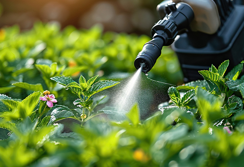 Regulating crops in a controlled space