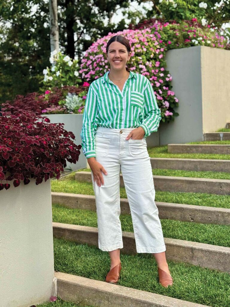 posing woman