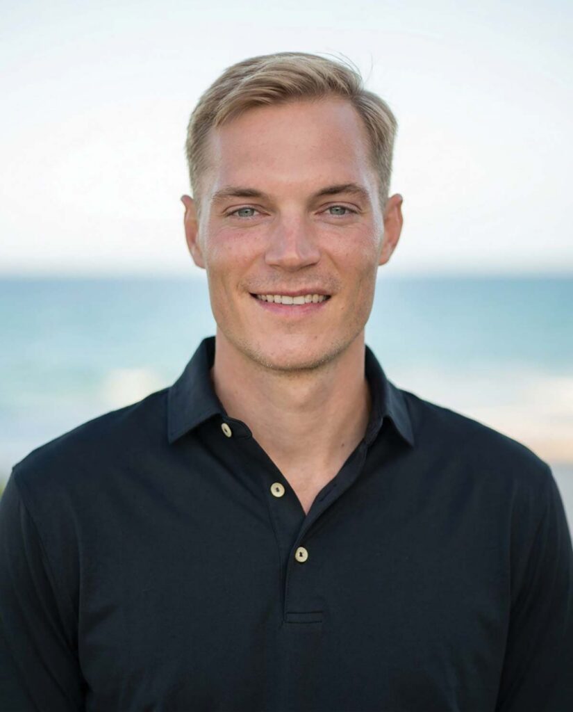 headshot of smiling man